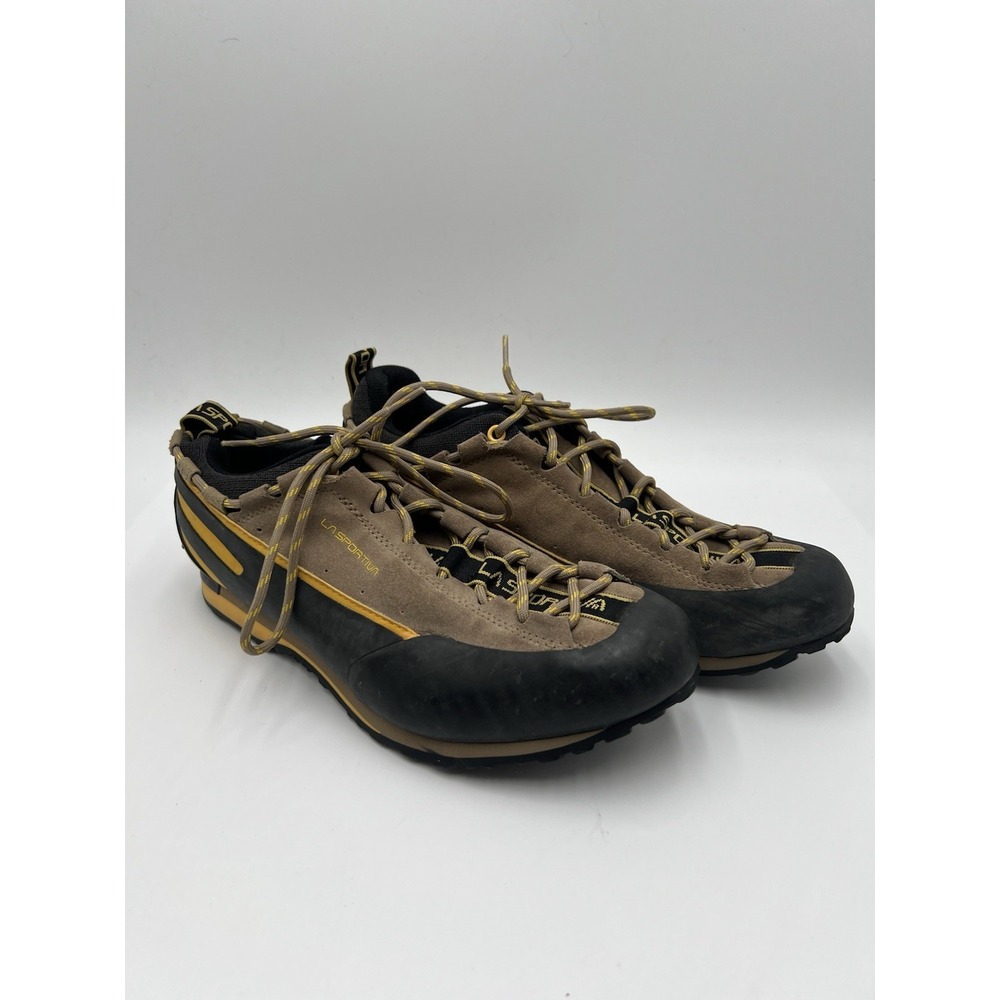 La Sportiva Cirque Pro Approach Shoes Mens 12 Brown Hiking Climbing